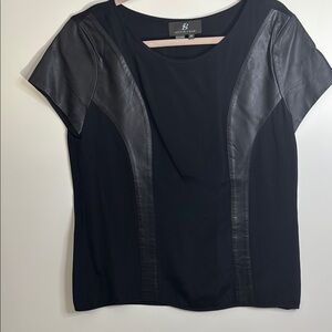 Black Short Sleeve Top